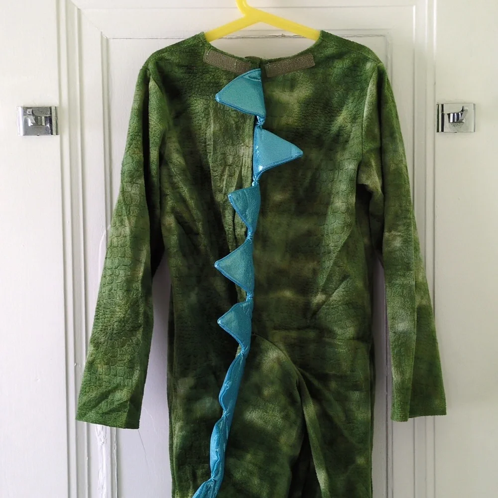 Pottery Barn Kids Green Dinosaur Costume - Picture 7 of 9